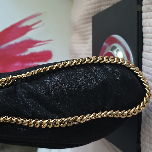 Falabella Stella McCartney fold-over tote bag Gold Chain - Picture 6 of 17